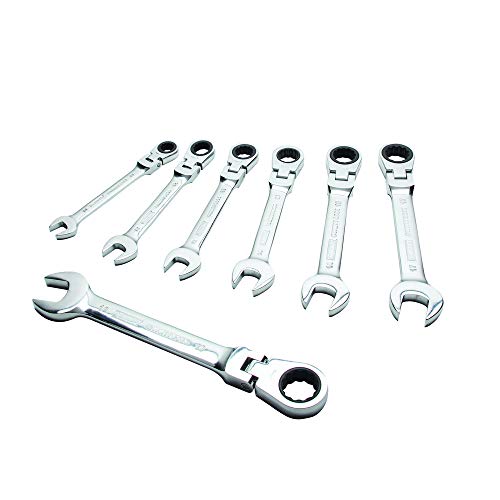 DEWALT 007PC FLEX RATCHETIGN COMB. WRENCH SET