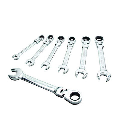 DEWALT 007PC FLEX RATCHETIGN COMB. WRENCH SET