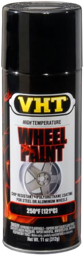 VHT Wheel Paint, Gloss, Black, 11 oz - color: Black, size: 1 Count (Pack of 1), style: Coating