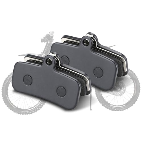 JFG RACING Electric Dirt Bike Front & Rear Brake Pads for Surron LBX,2 Pcs - color: Grey, size: 2
