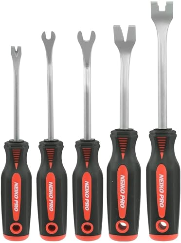 Neiko 20596B Auto Trim Panel Removal Tool Set with Soft Grip (5 Piece) - size: Trim Removal Set