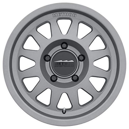 Method Race Wheels 704 Titanium 17x8.5" 5x5.5", 0mm offset 4.75" Backspace, MR70478555800 - color: Titanium, size: 17x8.5 inches, 5x5.5, 0/4.75"