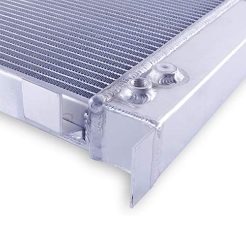 3 Row Aluminum Radiator for 1939 1940 1941 Ford Deluxe Car Sedan Chevy V8 Engine,1932 Ford Ton Pickup Model Base racing Radiator - size: 19