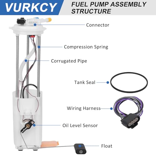 Vurkcy Electric Fuel Pump Module Assembly Fit for 1997-2000 Chevrolet & GMC