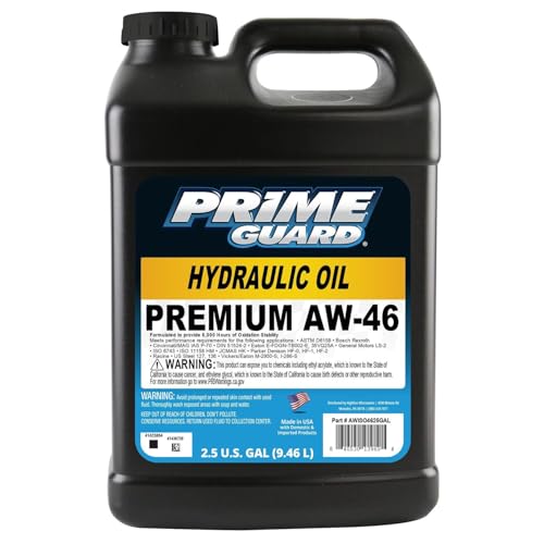 Prime Guard Premium ISO AW-46 Hydraulic Oil - 2.5 Gallon - size: 1, style: 2.5 Gallon