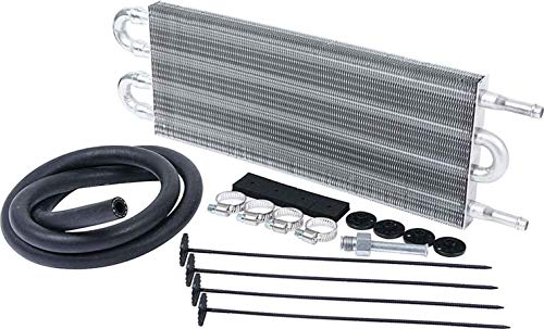 Allstar ALL26702 15" Length x 5" High Universal Transmission Cooler Kit with 3/8" Barbed Fitting - size: 15" X 5"
