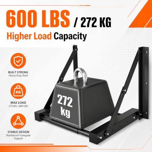 TRUSOON Wall-Mounted Folding Tire Rack, 600lb Capacity, 24-48 in Wide