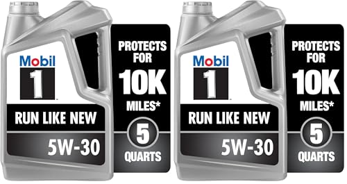 Mobil 1 Full Synthetic Motor Oil 5W-30 | Advanced Formula | 5 Quart | Pack of 2 - size: 5 Quart (Pack of 2), style: Full Synthetic