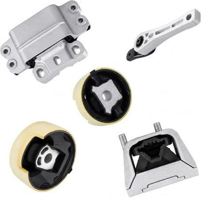 5PCS Engine & Transmission Mount Set for VW Passat 2012-2019 - size: for Beetle 12-19 /Passat 12-18 / Passat 18-2019