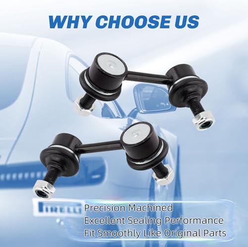 Front and Rear Sway Bar Links Compatible With 2006-2011 Acura CSX, Honda Civic Sway Bar End Links K80768 K80769 K750125 K750126 - size: K80768, K80769, K750125, K750126