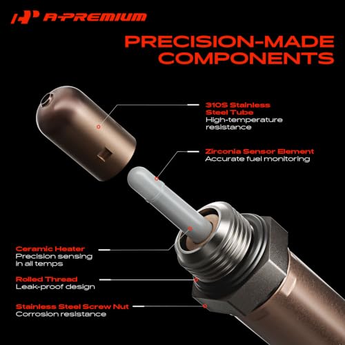 A-Premium Upstream and Downstream O2 Oxygen Sensor Compatible with Nissan