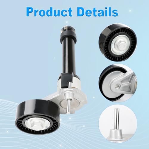 Belt Tensioner Assembly with Pulley Compatible with Audi A3 Q3 TT - size: 06J903133A