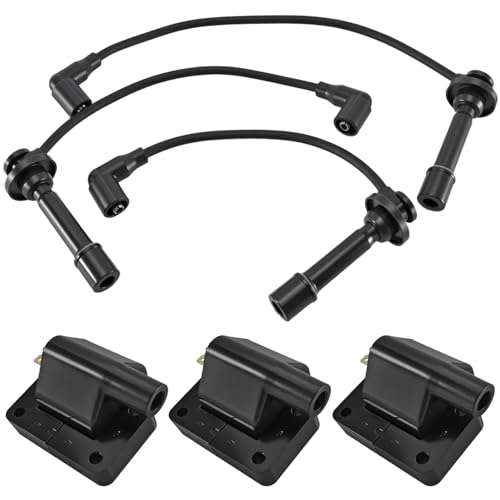 Ignition Coil and Spark Plug Wire Fit for John Deere XUV825i S4 Gator