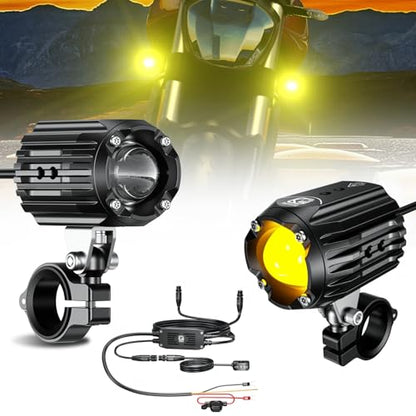 Kewig Motorcycle Auxiliary Lights Fog Lights LED Driving Light Spotlight