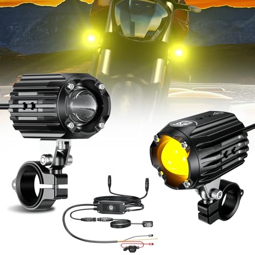 Kewig Motorcycle Auxiliary Lights Fog Lights LED Driving Light Spotlight