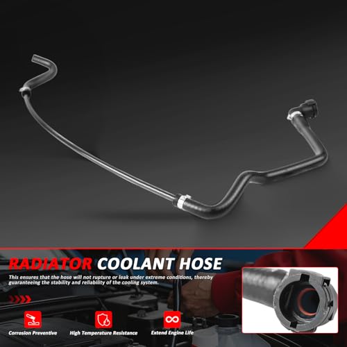 17127521775 Upper Coolant Hose Compatible with BMW