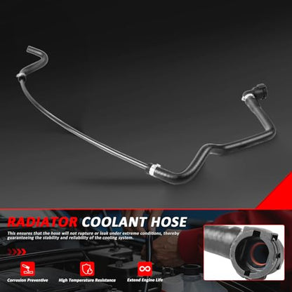 17127521775 Upper Coolant Hose Compatible with BMW