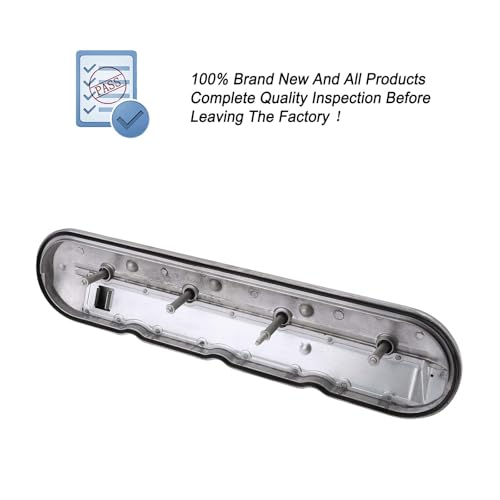 Driver Side Valve Cover with Gasket & Bolts Compatible with 1999-2008 Cadillac Escalade, Chevy Silverado, Suburban, Tahoe, Trailblazer, GMC Sierra, Yukon, Replace# 12570427 264-965