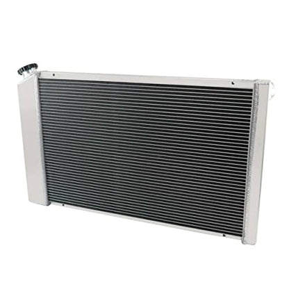 4 Row Radiator For Chevy Camaro Monte Carlo G-Body GMC 1970-1981 - size: 4 Row Radiator+CNC 1.3Bar Cap