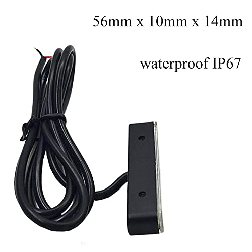 1Pcs 15 Red Leds Waterproof Motorcycle Led License Plate Light,Brake Stop Light,Tail Light,Trailer Light,Side Marker Light,Signal Warning Light for Motorcycle Scooter Bike ATV Car RV SUV