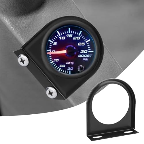 2"/52mm Gauge Pod Mount,Single Hole Gauge Mounting Panel,Durable Metal Gauges Pillar Mount Pod Holder,Universal Gauge Bracket Holder for Auto,Truck Accessories