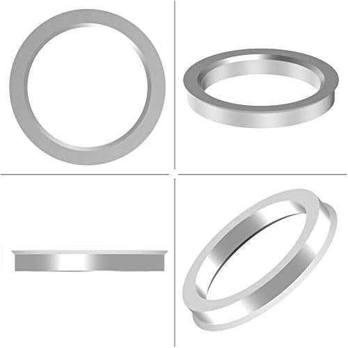 WHEEL CONNECT Hub Centric Rings,106 to 77.8, Set of 4, Aluminium Alloy Hubrings, O.D:106mm I.D 77.8mm. A - size: OD106mm-ID77.8mm