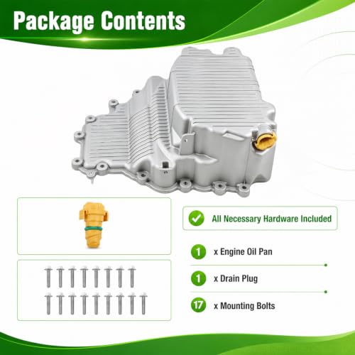 HL3Z-6675-A Engine Oil Pan Compatible with Expedition Navigator
