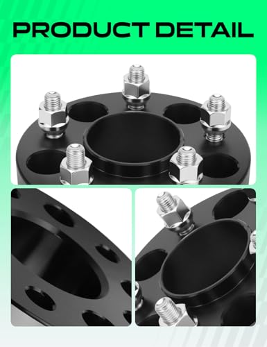 YHTAUTO 5x4.75 Hub Centric Wheel Spacers 1.5 Inch for Buick, Chevy, GMC - size: 1.5 Inch Thickness, style: 4 PCS