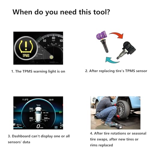 EL-50448 TPMS Reset Tool GM TPMS Relearn Tool Chevy Tire Sensor Reset Tool - size: No Battery