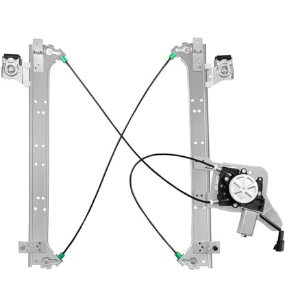 Rear Driver Side Power Window Regulator with Motor (2 Pins) Fit for 2001-2006 Chevrolet Silverado 1500 3500, Avalanche Suburban GMC Sierra 1500 2500 3500 Yukon XL Cadillac Escalade, 741-578 - size: Rear Driver (LH)