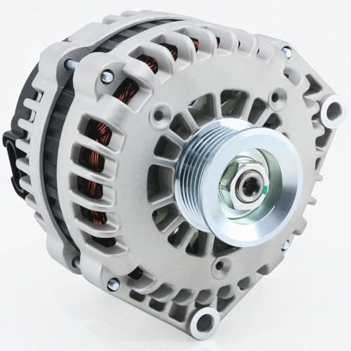 Alternator High Output 253 AMP Replacement New for 2001-2004 Chevrolet Silverado Express 1500 2500, Suburba 1500 2500, GMC Sierra Savana 1500 2500 4.3 4.8 5.3 6.0 6.6 8.1L, 10464405 15263859 19244751