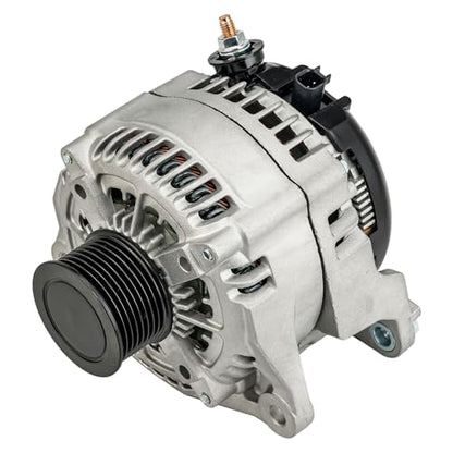 PHILTOP New Alternator Compatible With 2013-2023 Ram 2500 6.7L, 2011-2023 Ram 3500 6.7L, 2011-2022 Ram 4500/5500 6.7L(220 Amp) 11379N 12V CW 8-Groove Pulley - size: 11379N