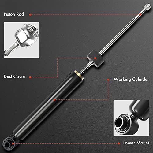 A-Premium Rear Shock Absorbers, Set of 2 - Compatible with Mazda - style: Rear Shock fit Mazda 3 2010-2013