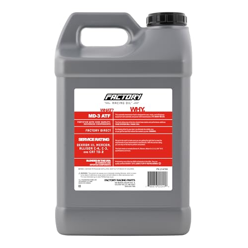 Factory Racing Oil ATF MD-3 Automatic Transmission Fluid - 2.5 Gallons