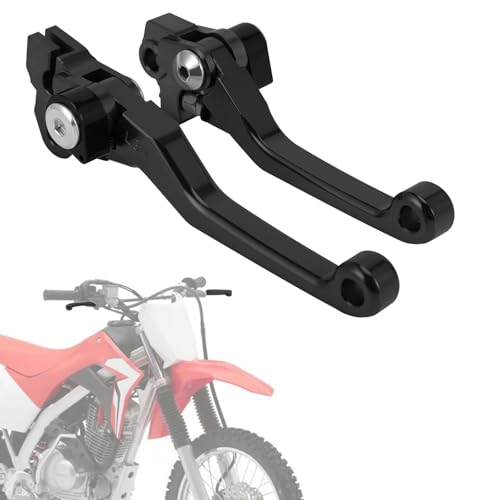Dirt Bike Brake Clutch Lever Adjustable Levers Set CNC for CRF125F CRF125FB Big Wheel CRF125 2014-2025 Dirt Pit Bike Black