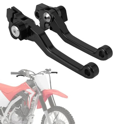 Dirt Bike Brake Clutch Lever Adjustable Levers Set CNC for CRF125F CRF125FB Big Wheel CRF125 2014-2025 Dirt Pit Bike Black