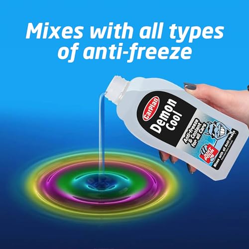 CarPlan Demon Cool 34 fl Oz (1L) - Anti-Freeze & Coolant for All Cars