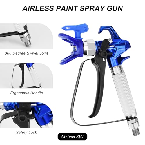 3600 PSI Airless Paint Sprayer Gun, 5 Tips, Guard & Filters - style: 14PCS Airless Paint Sprayer Gun Kit
