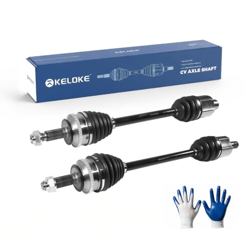 KELOKE Pair (2) Front CV Axle Shaft Assembly Compatible with Honda