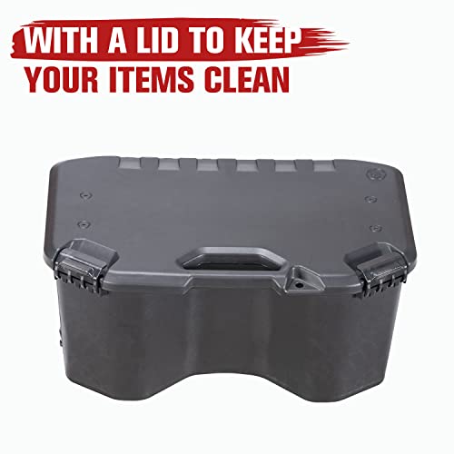 A & UTV PRO Modular Cargo Box for Can Am Maverick, 20 L/5.2 Gallon Rear Storage Cargo Box with Lid Assembly for LIN-Q Can Am Maverick X3 MAX, Defender, Commander Accessories, Replace OEM#715007112 - size: 20 Liter / 5.2 Gallon