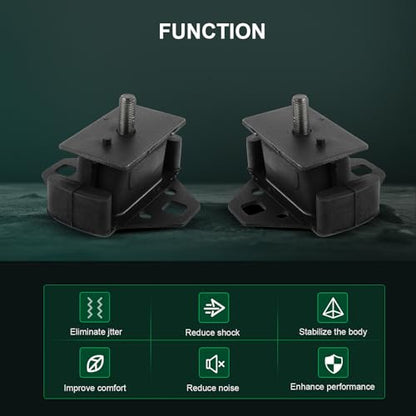 SCITOO Engine Motor Mount Set for Toyota for 4Runner 2.4L 1984-1995 - size: 1984-1995 for Toyota for 4Runner 2.4L