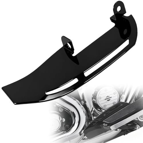Black Driver Floorboard Heel Guard for Harley Touring