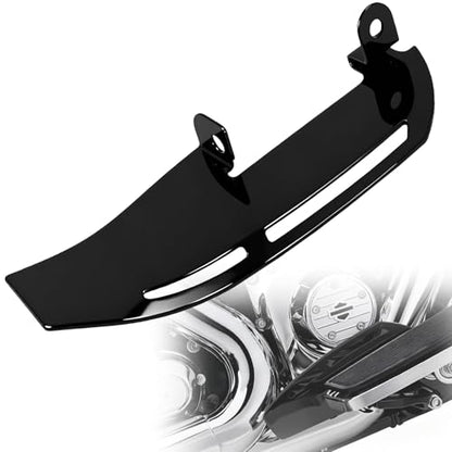 Black Driver Floorboard Heel Guard for Harley Touring