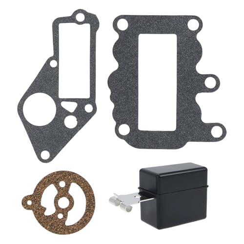 382048 Carburetor Repair Rebuild Kits Float Compatible with Johnson and Evinrude outboard 9.5 hp Engine 1964-1973 Replace 379154 765630