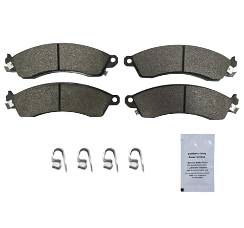 HUSCH Front Ceramic Brake Pads Kit Fit For Ford Mustang 1994-2004 - size: D412-7300