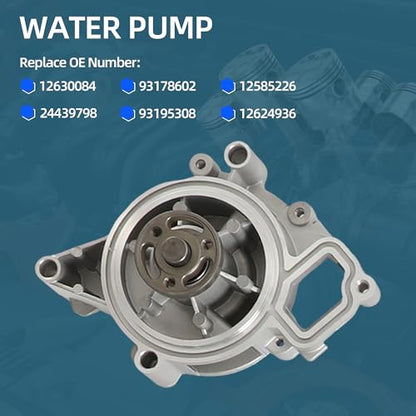 2.4 Ecotec Head Gasket Set Timing Chain Kit Water Pump For Chevy Buick GMC