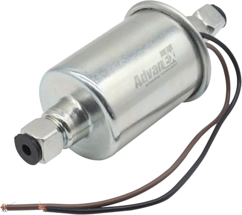 Universal Electric Fuel Pump 12V Low Pressure Gasoline Diesel Transfer Pump for Carburetor with Installation Kit E8012S - size: E8012S(5-9 PSI)
