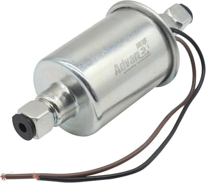 Universal Electric Fuel Pump 12V Low Pressure Gasoline Diesel Transfer Pump for Carburetor with Installation Kit E8012S - size: E8012S(5-9 PSI)
