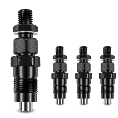 16032-53900 Fuel Injectors Set of 4 Compatible with Kubota V1505 Engine - color: F-16032-53902