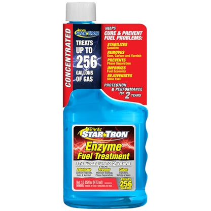 STAR BRITE Star Tron Enzyme Fuel Treatment - Gasoline - style: 16 Oz Treats 256 Gallons